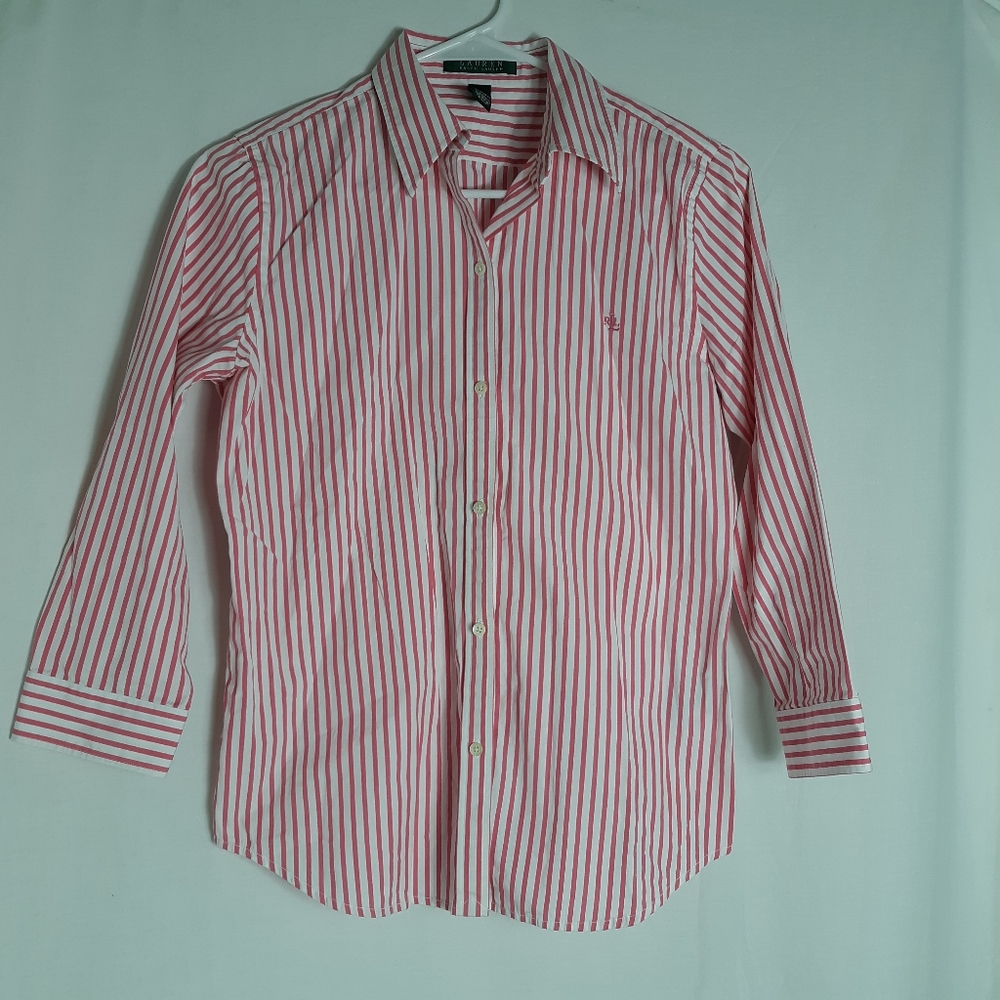 Lauren Ralph Lauren Women's Size Small Shirt Top - Picture 4 of 8